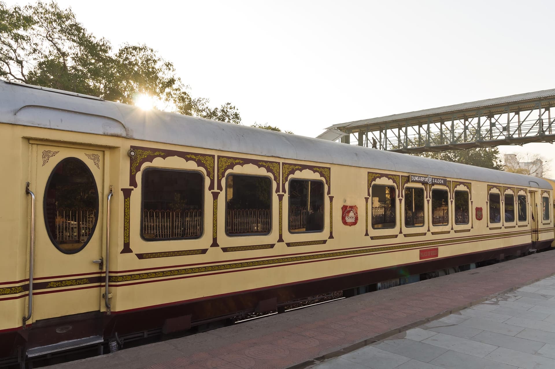 The Palace on Wheels, India’s original luxury train, ready to depart